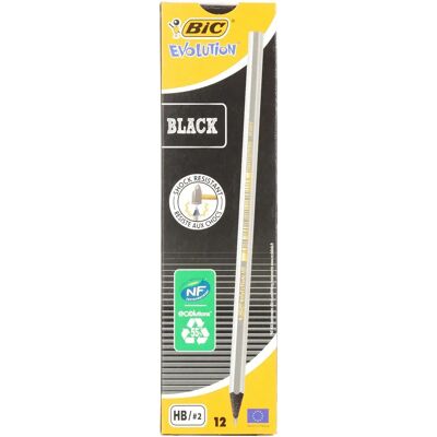 Pero BIC Evolution HB - Ekologické, Odolné, Balení 12 Pero BIC Evolution HB - Ekologické, Odolné, Balení 12