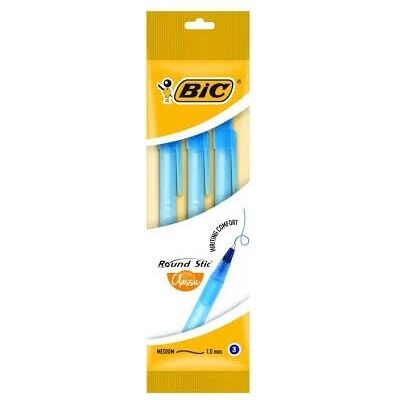 BIC Kugelschreiber blau Round Stic Classic 3 Stk BIC Kugelschreiber blau Round Stic Classic 3 Stk