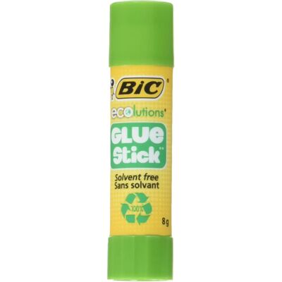 Bic Ecolutions Colle en Stick Lavable - Tube en Plastique Recyclé - Papier & Carton Bic Ecolutions Colle en Stick Lavable - Tube en Plastique Recyclé - Papier & Carton