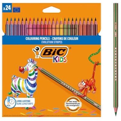 BIC 9505251 Buntstifte - Bunte Farben - 24 stk BIC 9505251 Buntstifte - Bunte Farben - 24 stk
