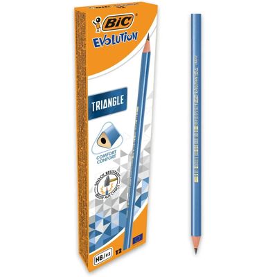 Ołówki Trójkątne BIC Evolution - Zestaw 12 sztuk Ołówki Trójkątne BIC Evolution - Zestaw 12 sztuk