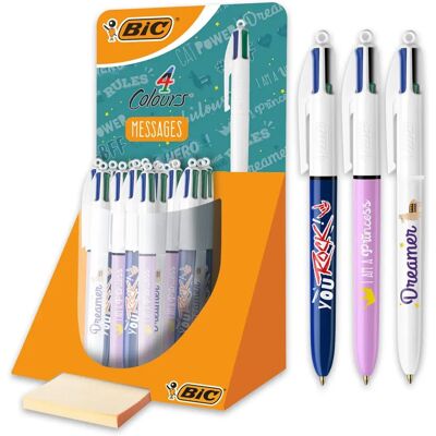 Bic 4 Farben Decor Kugelschreiber - 4-in-1, 1mm, 8km Bic 4 Farben Decor Kugelschreiber - 4-in-1, 1mm, 8km