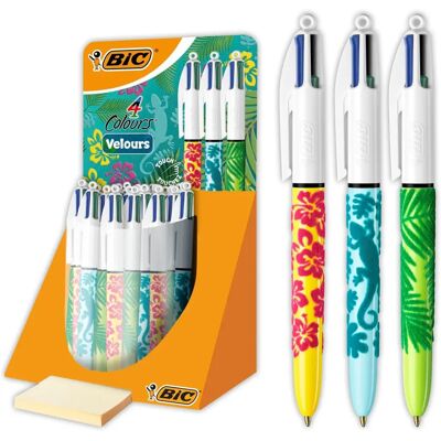Bic Modèle - Stylo 4 Couleurs - Résistant & Rechargeable - Publicité Bic Modèle - Stylo 4 Couleurs - Résistant & Rechargeable - Publicité