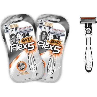 BIC Flex 5 - Maszynka do golenia z 5 ostrzami i Aloe Vera BIC Flex 5 - Maszynka do golenia z 5 ostrzami i Aloe Vera