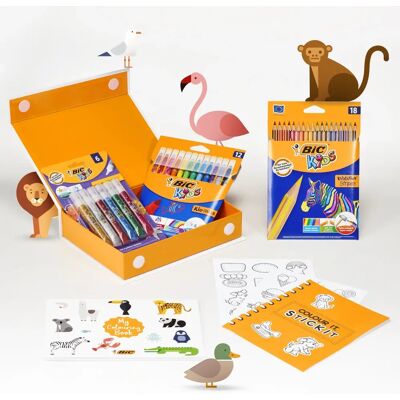 BIC My Colouring Box - Zestaw Zwierząt BIC My Colouring Box - Zestaw Zwierząt