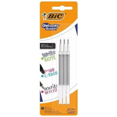 BIC Gel-ocity Illusion Stylo Gel Effaçable - Stylo - Publicité BIC Gel-ocity Illusion Stylo Gel Effaçable - Stylo - Publicité