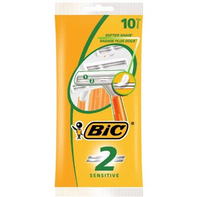 BIC Sensitive 2 Oranssi - Terät BIC Sensitive 2 Oranssi - Terät
