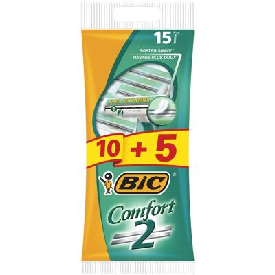 BIC Comfort 2 Rasierer - Aloe Vera & Chrom - Rasierer BIC Comfort 2 Rasierer - Aloe Vera & Chrom - Rasierer