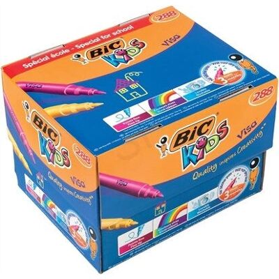 BIC Kids Visa filtpen fin fine multicolor - färgpenner BIC Kids Visa filtpen fin fine multicolor - färgpenner