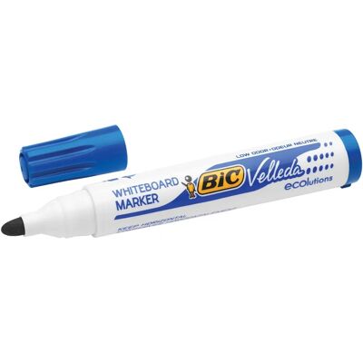 BIC Velleda Whiteboard Penna - Fin konisk spets - Miljövänlig BIC Velleda Whiteboard Penna - Fin konisk spets - Miljövänlig
