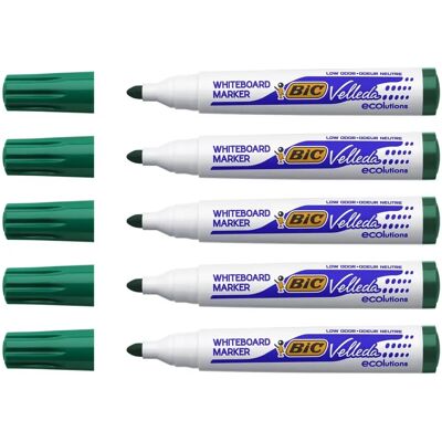 BIC Velleda 1701 Grüne Alkohol-Markierer für Whiteboard - 4,95 mm - Löscht leicht BIC Velleda 1701 Grüne Alkohol-Markierer für Whiteboard - 4,95 mm - Löscht leicht