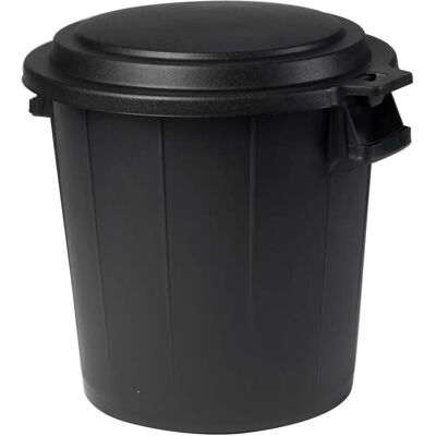 Cestino esterno EDA 50L Nero - Coperchio Cestino esterno EDA 50L Nero - Coperchio