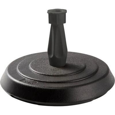Support de Parasol en Béton Gris Foncé 39cm - Support pour Ombrelle - Publicité Support de Parasol en Béton Gris Foncé 39cm - Support pour Ombrelle - Publicité