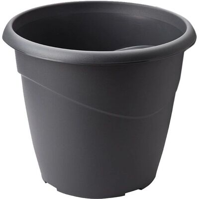 Pot EDA Marina Gris Foncé - 23L - Ø 40cm - Résistant aux chocs et UV - Publicité Pot EDA Marina Gris Foncé - 23L - Ø 40cm - Résistant aux chocs et UV - Publicité