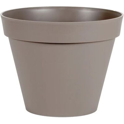 Vaso da fiori Tuscany EDA - Taupe - 23L - Resistente agli urti Vaso da fiori Tuscany EDA - Taupe - 23L - Resistente agli urti