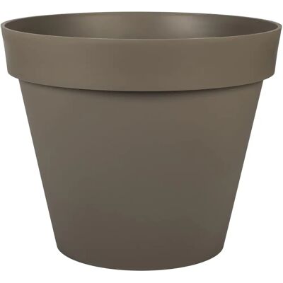 Pot de Fleurs Tuscan EDA - Résistant aux chocs Circulaire 43L - Taupe - Publicité Pot de Fleurs Tuscan EDA - Résistant aux chocs Circulaire 43L - Taupe - Publicité