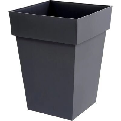 Pot de Fleurs EDA Toscane Gris Foncé - 39x39x53 cm - 51 L - Publicité Pot de Fleurs EDA Toscane Gris Foncé - 39x39x53 cm - 51 L - Publicité