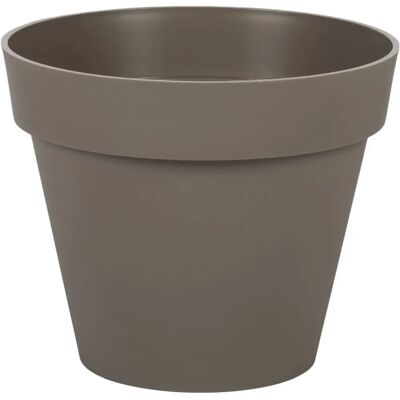 EDA Plastiques - Toscane - Taupe - 20x17cm - Vaso per piante EDA Plastiques - Toscane - Taupe - 20x17cm - Vaso per piante
