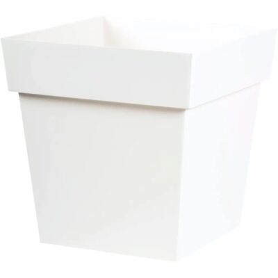 Pot de plante EDA Blanc 39x39cm 38L - Pot de fleurs - Publicité Pot de plante EDA Blanc 39x39cm 38L - Pot de fleurs - Publicité