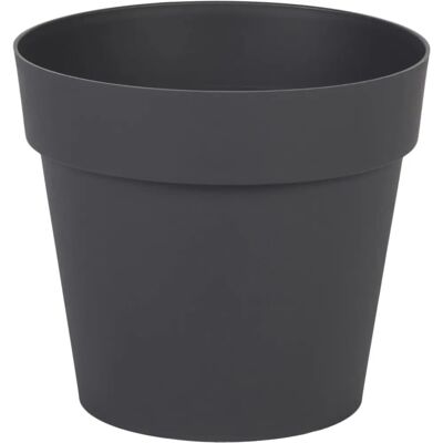 EDA Plastiques Toscane - Anthracite - 15 cm - 1.6 L Pot EDA Plastiques Toscane - Anthracite - 15 cm - 1.6 L Pot