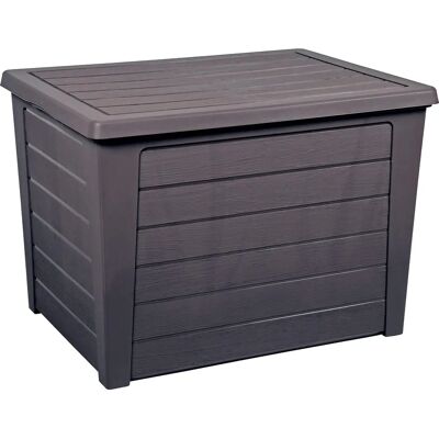 Cofre de Jardín EDA - 160L - Gris Oscuro - Decoración de Madera - Tipo de Jardín Cofre de Jardín EDA - 160L - Gris Oscuro - Decoración de Madera - Tipo de Jardín