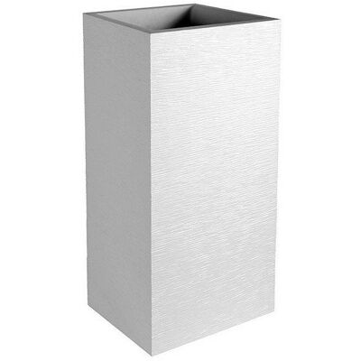EDA Marke Pflanzgefäß - Weiß Quadratisch Modern 31L - 39,5x39,5x80cm EDA Marke Pflanzgefäß - Weiß Quadratisch Modern 31L - 39,5x39,5x80cm