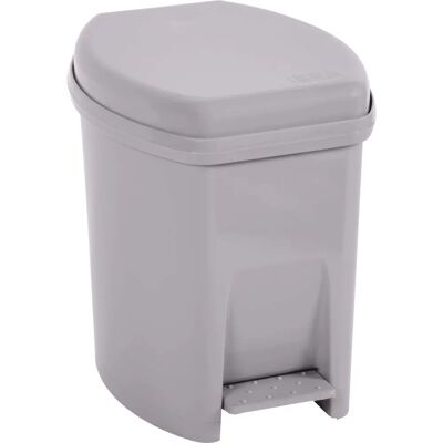 Secchio con pedale EDA - 6L Grigio Secchio con pedale EDA - 6L Grigio