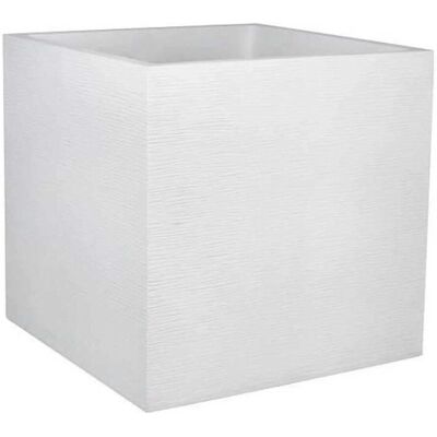 Vassoio di Fiori Quadrato EDA Graphit - 57L - 49,5x49,5x49,5 cm - Ceruse Bianco Vassoio di Fiori Quadrato EDA Graphit - 57L - 49,5x49,5x49,5 cm - Ceruse Bianco