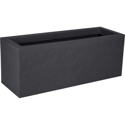 Pot de plante EDA Gris anthracite - 57L - 79,5x29,5x29,5cm - Publicité Pot de plante EDA Gris anthracite - 57L - 79,5x29,5x29,5cm - Publicité