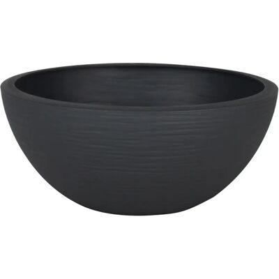 Maceta de Plástico EDA - 25cm Gris Antracita - 3.3L - Interior/Exterior Maceta de Plástico EDA - 25cm Gris Antracita - 3.3L - Interior/Exterior