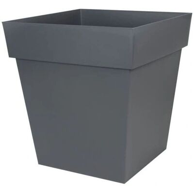 Vaso da fiori EDA Toscana Grigio Scuro Quadrato - Ø 50 cm Vaso da fiori EDA Toscana Grigio Scuro Quadrato - Ø 50 cm