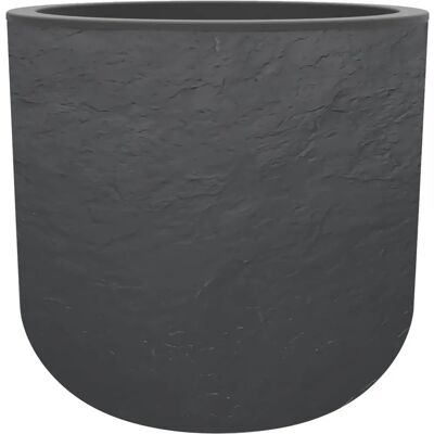 EDA Volcania Up Plastic Flower Pot - 67L, Anthracite, 48.5cm EDA Volcania Up Plastic Flower Pot - 67L, Anthracite, 48.5cm
