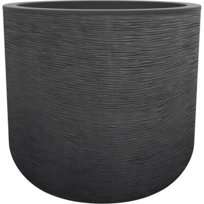 Maceta Circular de Plástico Gris Oscuro EDA Ø 50 cm - Modern Maceta Circular de Plástico Gris Oscuro EDA Ø 50 cm - Modern