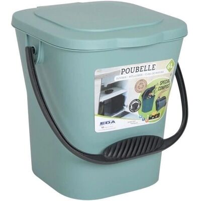 Marca EDA Modello 6L Secchio compostaggio eucalipto - Contenitore rifiuti cucina Marca EDA Modello 6L Secchio compostaggio eucalipto - Contenitore rifiuti cucina