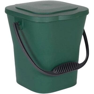 Marque EDA Modèle 6L Seau de compostage eucalyptus - Contenant déchets cuisine - Publicité Marque EDA Modèle 6L Seau de compostage eucalyptus - Contenant déchets cuisine - Publicité