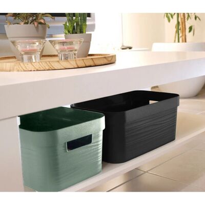 Eda Aufbewahrungsbox 6L Schwarz - Aufbewahrungsbox Eda Aufbewahrungsbox 6L Schwarz - Aufbewahrungsbox