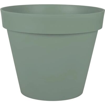 EDA Plastique - Pot de fleur rond Toscana Vert - 43 L EDA Plastique - Pot de fleur rond Toscana Vert - 43 L