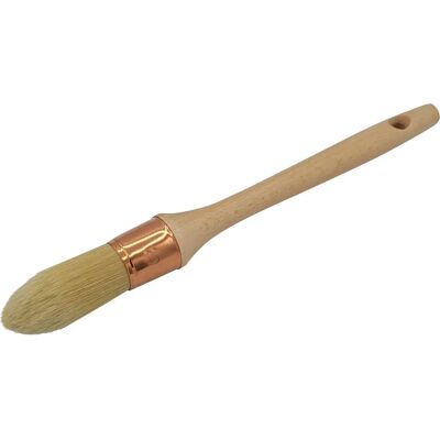 Pennello SAVY N6 - Setole Pure - Diametro 29mm - Manico in Legno Pennello SAVY N6 - Setole Pure - Diametro 29mm - Manico in Legno
