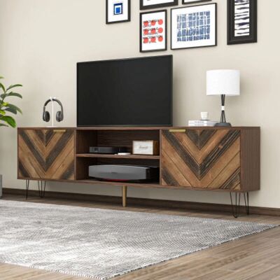 OKWISH - Mobile TV a due ante - madera natural - TV cabinet OKWISH - Mobile TV a due ante - madera natural - TV cabinet