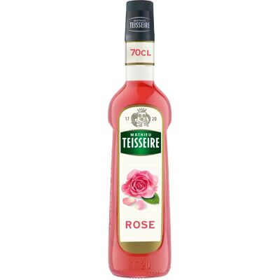 Sirop de Rose Teisseire 0,7L - Saveur de Rose - Publicité Sirop de Rose Teisseire 0,7L - Saveur de Rose - Publicité