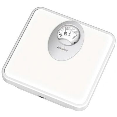 Terraillon T61 Kvadrat Vit Mekanisk Personvåg - Personal Scale Terraillon T61 Kvadrat Vit Mekanisk Personvåg - Personal Scale