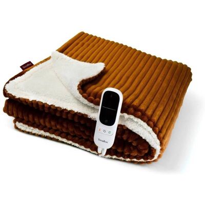 Terraillon Koomy Sähkölakana - Käännettävä fleece ja sherpa - 180x130cm - 9 lämpötilavaihtoehtoja Terraillon Koomy Sähkölakana - Käännettävä fleece ja sherpa - 180x130cm - 9 lämpötilavaihtoehtoja