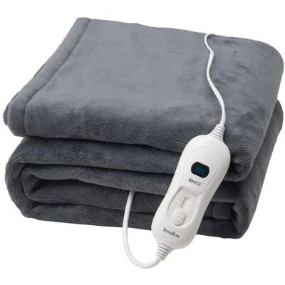 Terraillon Manta Eléctrica Cozy - 120W Gris Poliéster Terraillon Manta Eléctrica Cozy - 120W Gris Poliéster