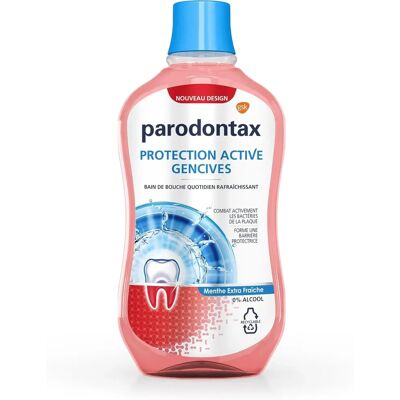 Antisséptico bucal de hortelã Parodontax - Cuidados Diários 500ml Antisséptico bucal de hortelã Parodontax - Cuidados Diários 500ml