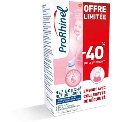 Spray nasal pour nourrissons et enfants - 2x100ml - Novartis - Publicité Spray nasal pour nourrissons et enfants - 2x100ml - Novartis - Publicité