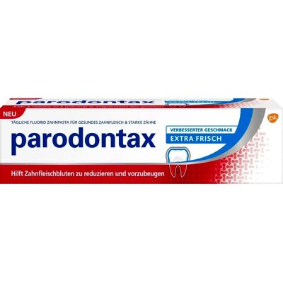Dentifrice Fluor Parodontax - Soin des Gencives - 75ml - Publicité Dentifrice Fluor Parodontax - Soin des Gencives - 75ml - Publicité