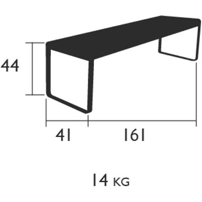 Fermob Bellevie Hagebenk - 3-4 Person Fermob Bellevie Hagebenk - 3-4 Person