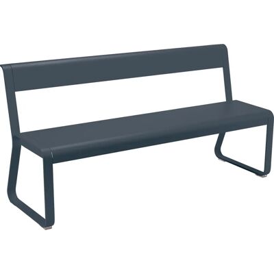 Fermob - Bellevie Hagenkissen med ryggstøtte - Antrasitt - Aluminium - Designer Pagnon & Pelhaître - Hagebenk Fermob - Bellevie Hagenkissen med ryggstøtte - Antrasitt - Aluminium - Designer Pagnon & Pelhaître - Hagebenk