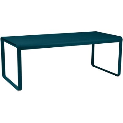 Tavolo rettangolare Bellevie di Fermob - Blu - Alluminio - 196x90cm Tavolo rettangolare Bellevie di Fermob - Blu - Alluminio - 196x90cm
