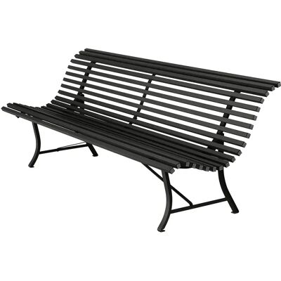 Fermob Louisiane Gartenbank - schwarz - 200 x 80 x 72 cm Fermob Louisiane Gartenbank - schwarz - 200 x 80 x 72 cm